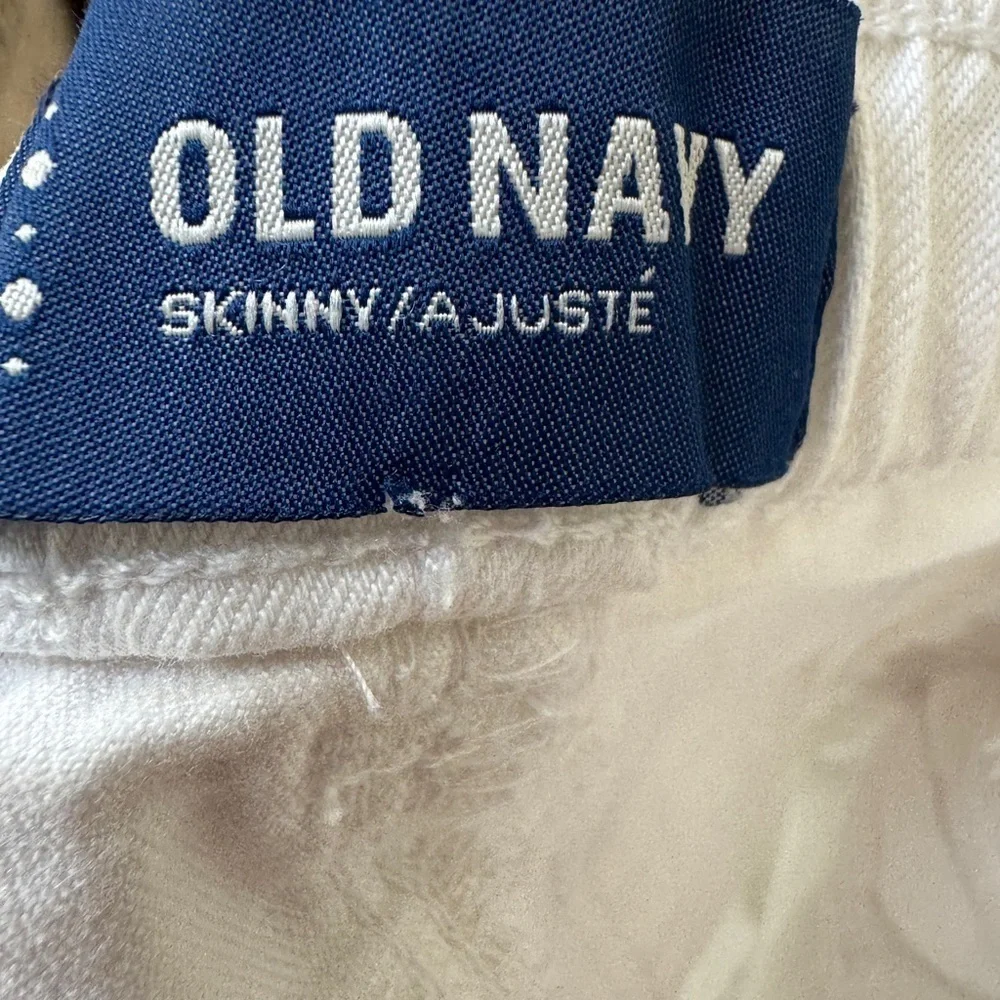 Old Navy 3T Girls White Jeans Classic Skinny Jeans Pants